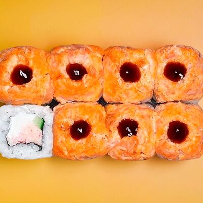 Запеченный с лососем в Рамен & Роллы Там Сям по цене 699 ₽