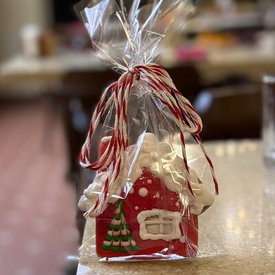 Пряник имбирный новогодний Домик в Romanico по цене 300 ₽