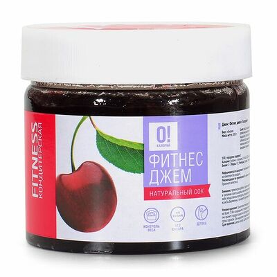 Джем 0!Калорий Вишневый низкокалорийный в Азбука Вкуса Экспресс Меню по цене 299 ₽