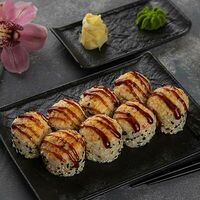 Ролл запечённый креветка и краб в Суши Well