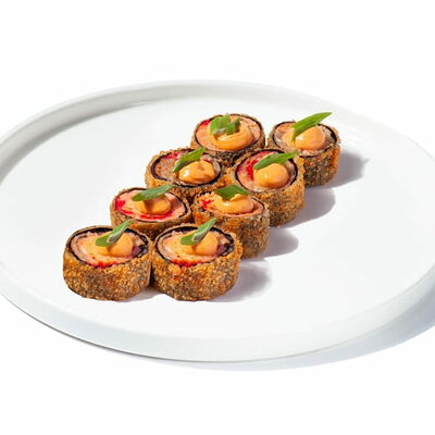 Горячий лосось в ЭкоРолл по цене 987 ₽