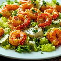 Цезарь с креветкой в Баодзен