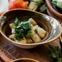 Картофель на пару с зеленью в Дади