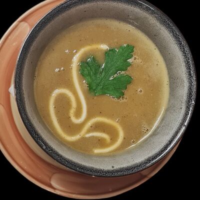 Суп-пюре гороховый на баранине в Карфаген по цене 450 ₽