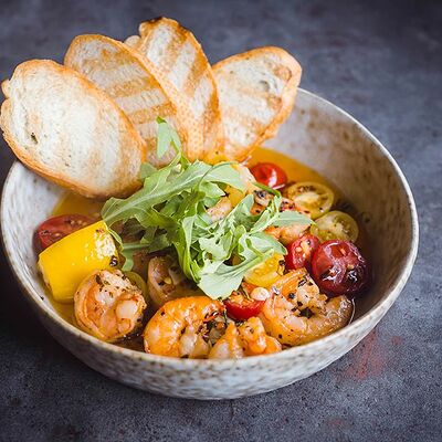 Креветки в чесночном соусе в Дюшес по цене 650