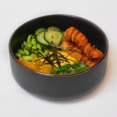 Поке с креветкой темпура в Гигант Пицца по цене 520 ₽