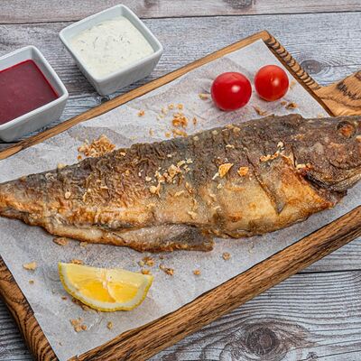 Терпуг Тихоокеанский жареный в Yunga Tim Fish & Grill по цене 980 ₽