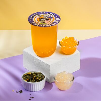 Бабл-ти Персик-маракуйя в Тапиока bubble tea cafe по цене 409 ₽