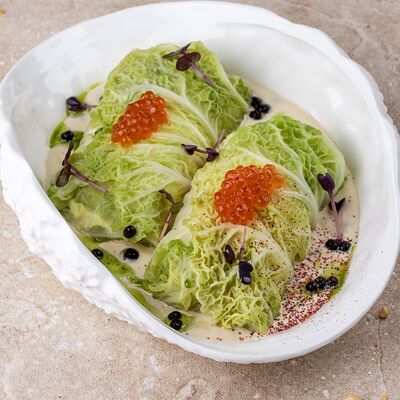 Голубцы из судака со сливочным соусомв Русская усадьба по цене 1030 ₽