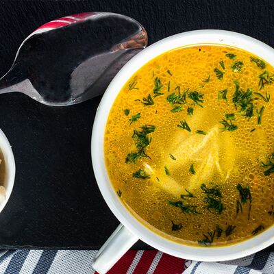 Куриный супчик в Бургерная №1 по цене 330 ₽