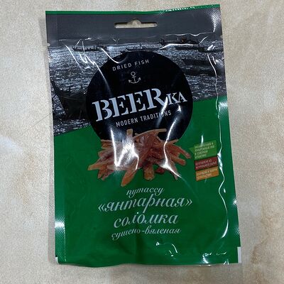 BEERka янтарная соломка в ЭкспрессВиль по цене 70 ₽