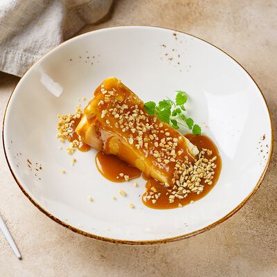 Баскский чизкейк с соленой карамелью в Nonna bonna по цене 450 ₽