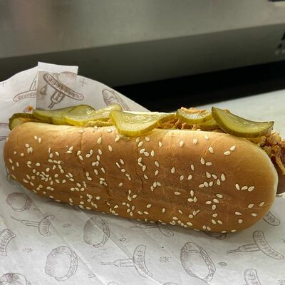 Хот-дог Сырный в G.G. Fast Food по цене 430 ₽