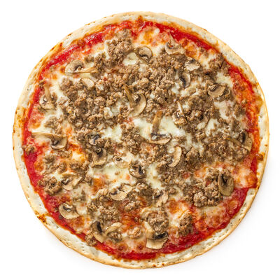 Пицца Кон-Карне в Перчини на огне по цене 405