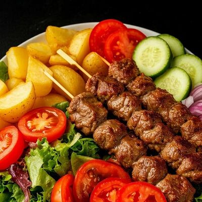 Бизнес-ланч №2 в Сытый шашлык по цене 690 ₽