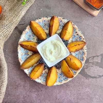 Картофель по-домашнему с грузинским соусом в Чайхана Азия Базар по цене 320