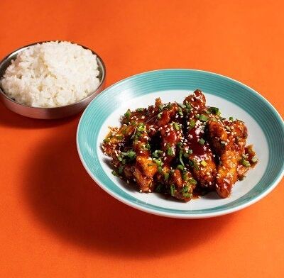 Курица в кисло-сладком соусе с рисом в Ramen 77 по цене 2500 ₸