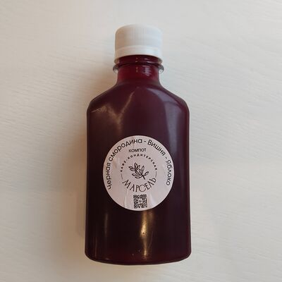 Компот черная смородина-яблоко-вишняв Марсель кафе-кондитерская по цене 205 ₽