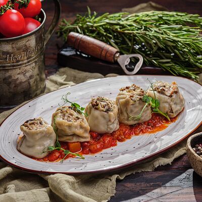 Ханум с баклажанами в Пельмения по цене 578 ₽