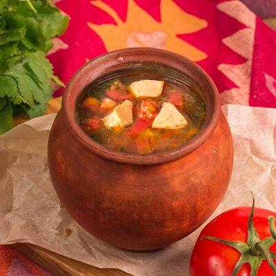 Уха с судаком в Мушмула по цене 269 ₽