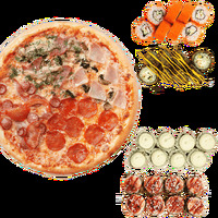 Вечер с большой пиццей в San-Pizzerino