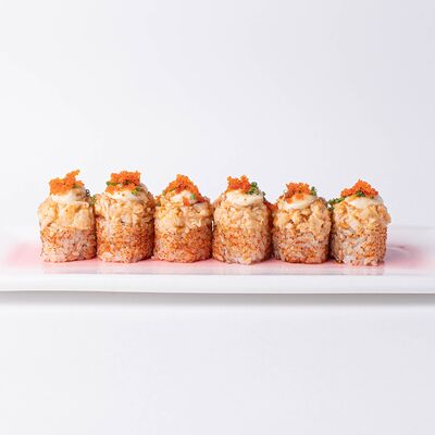 Запеченный ролл с креветками в Lili New Wave Sushi по цене 570 ₽