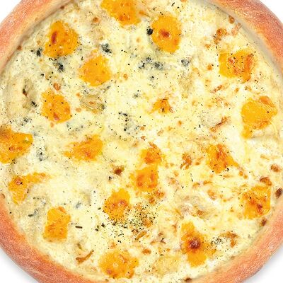 Пицца 4 сыра со Скаморцей в Мельница-СушиШеф по цене 910 ₽