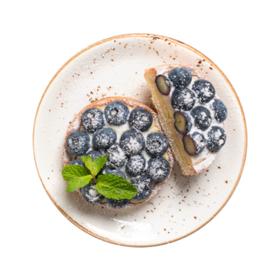 Тарталетка Голубика от шеф-кондитера Ав в Азбука Вкуса Экспресс Меню по цене 370 ₽