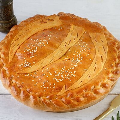 Пирог с говядиной, картофелем и луком в Пекарня Кулинария Пиццерия ОБОЖАЮТВСЕ! по цене 1250 ₽