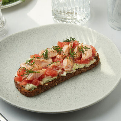 Брускетта с лососем в Блеск по цене 340