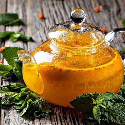 Чай облепиха, имбирь (300мл) в ВкусноНата по цене 270 ₽