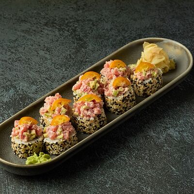 Ролл с тартаром из тунца в Игристые по цене 630 ₽