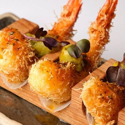 Креветки Катаифи в Osteria Amici по цене 920 ₽