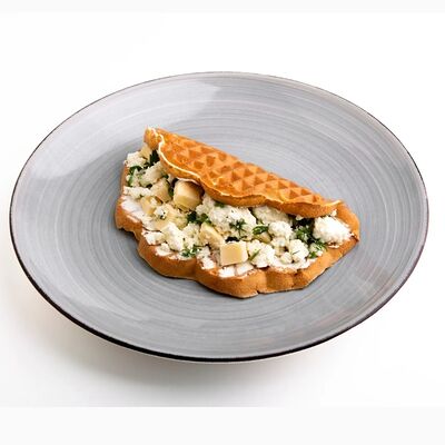 Вафля три сыра и зеленьв Waffle City по цене 380 ₽