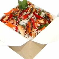 Рис с курицей терияки в Pizza Express