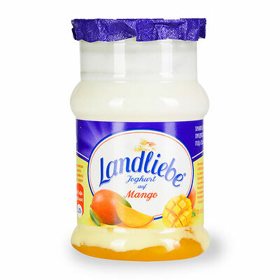 Йогурт Landliebe с манго 3,2% в бидончике Бзмж в Азбука Вкуса Экспресс Меню по цене 61 ₽