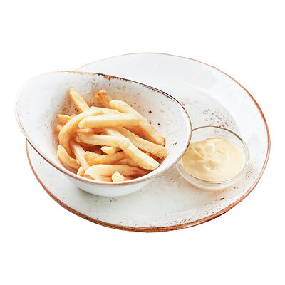 Фри с сырным соусом в ИТЛЕ Стейк-кафе Halal по цене 200