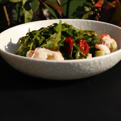 Салат с крабом в Крабы кебабы по цене 1600 ₽