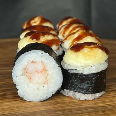 Запеченный мини с креветкой в ГансРолл по цене 395 ₽