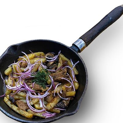 Жареный картофель с грибами в Чайхана Зира по цене 289