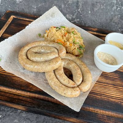 Брюссельские колбаски нашего производства в The Legend 84 по цене 1100 ₽