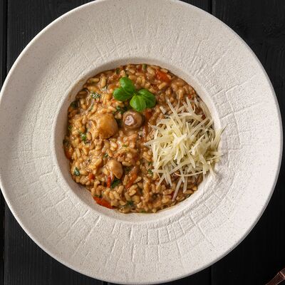 Ризотто с лесными грибами и курицей в К43 по цене 770 ₽