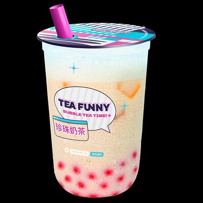 Милкшейк Орех-карамель с шариками вишня M в Tea Funny по цене 455 ₽