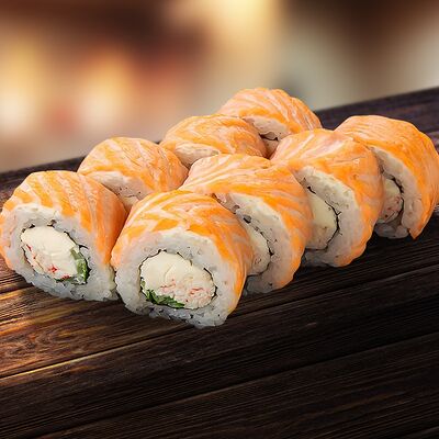 Запеченная филадельфия гриль в Суши Рай по цене 960 ₽