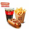 Комбо с классическим хот-догом в Бургерная по цене 479