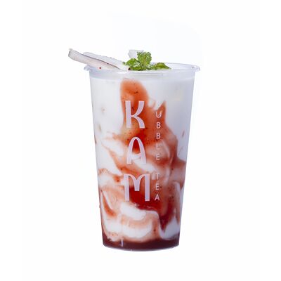 Fruit Coconut Milk (Клубника) в KAM Bubble Tea по цене 550 ₽