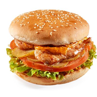 Бургер Карри в Red boat Shawarma по цене 539 ₽