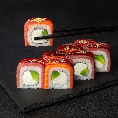 Филадельфия 1 грань с тунцом в Суши Boom по цене 1205 ₽