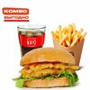 Биг- комбо с бургером Миссис Ряба ST в Бургерная по цене 529