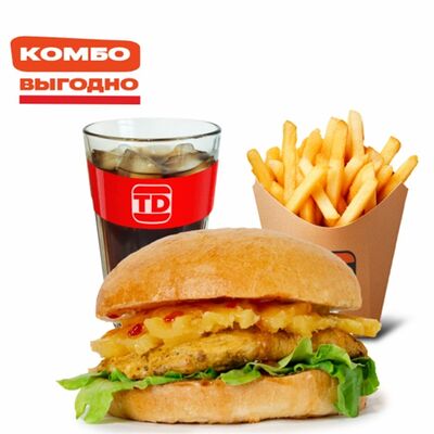Биг- комбо с бургером Миссис Ряба ST в Бургерная по цене 529 ₽